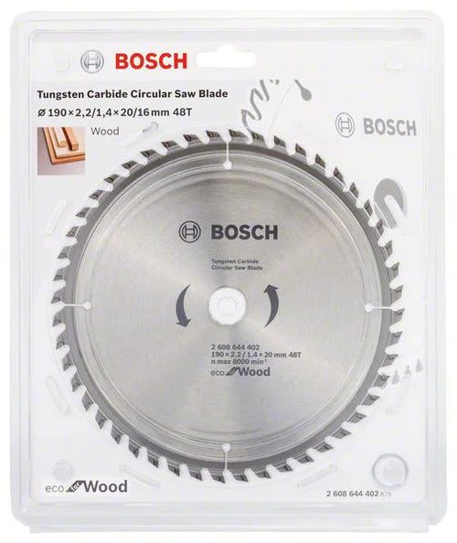 Bosch Tools,2608644402,CSB ECO Wood | 190x20mm-48