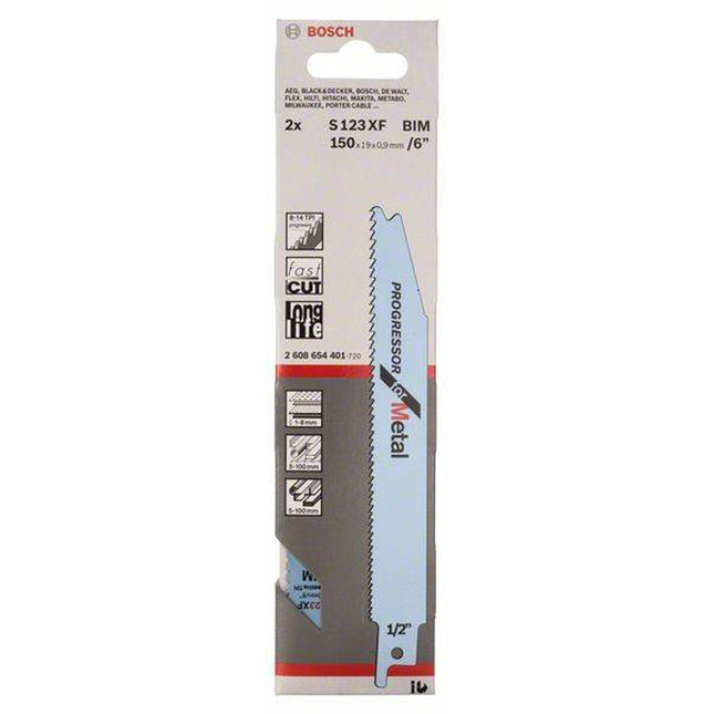 Bosch Tools,2608654401,RSB BIM Progressor for Metal S123XF 2pcs