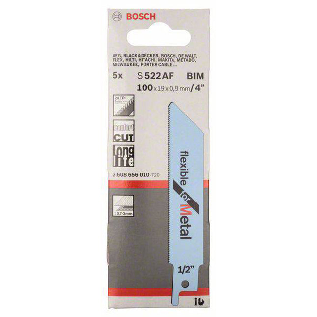 Bosch Tools,2608656010,RSB BIM Flexible for Metal S522AF 5pcs