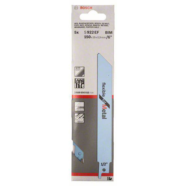 Bosch Tools,2608656015,RSB BIM Flexible for Metal S922EF 5pcs