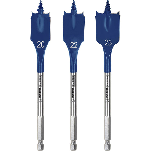 Bosch Tools,2608900331,3-piece Self Cut Speed Spade Bit set 20,0 / 22,0 / 25,0 mm