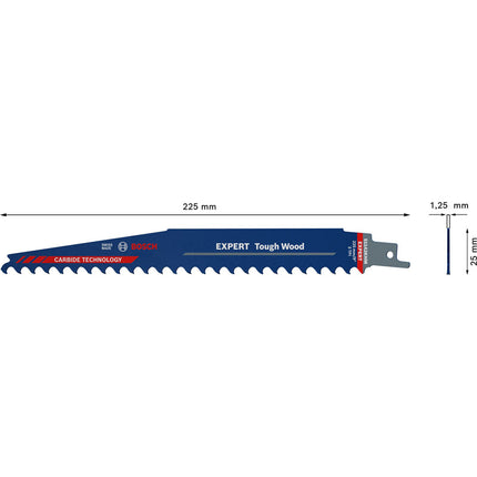 Bosch Tools,2608900404,Recip Sawblade -  S1142KHM | Thick Tough Wood- 3 pcs