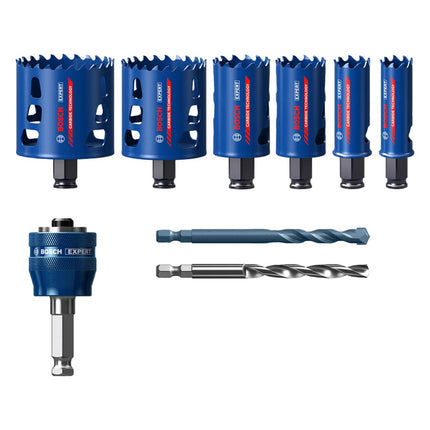 Bosch Tools,2608900445,Holesaw Tough Material universal | 9pc Set