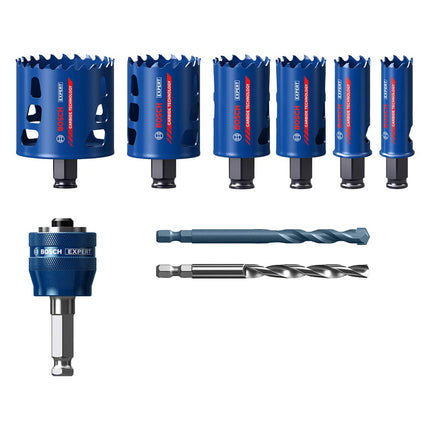 Bosch Tools,2608900446,Holesaw Tough Material universal | 9pc Set