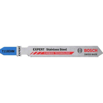 Bosch Tools,2608900562,Jigsaw blades Stainless Steel | T118EHM - 3 pcs