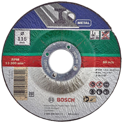 Bosch Tools,2609256310,Cutting Disc for Metal 115x2.5x22.23 mm