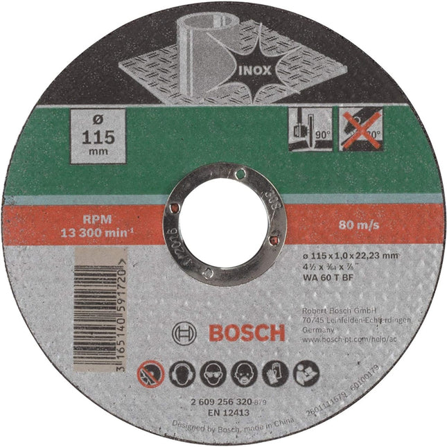 Bosch Tools,2609256320,Cuttting Disc for Inox 115x1x22.23 mm