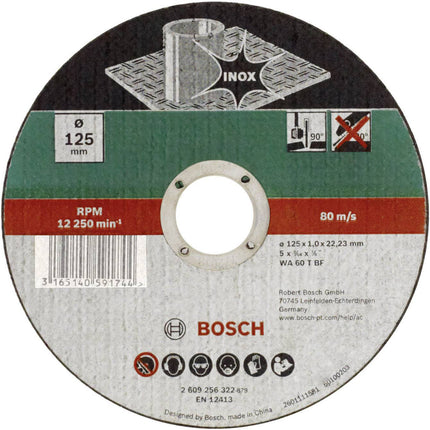 Bosch Tools,2609256323,Cutting Disc for Inox 125x1.6x22.23 mm