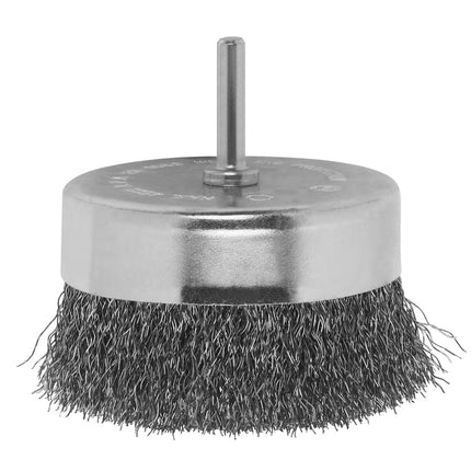 Bosch Tools,2609256520,Wire Cup Brush Knotted Wire Shank 6x65 mm