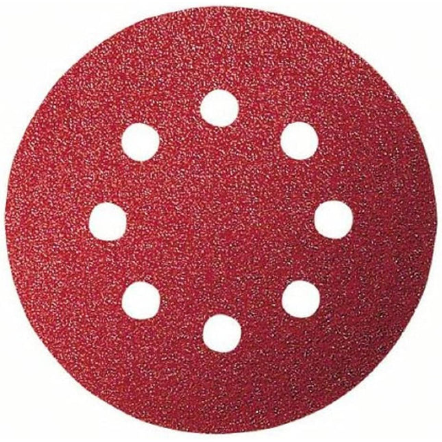 Bosch Tools,2609256A23,Set of Sanding Discs Diamater 8 holes, 125mm G60 5pcs