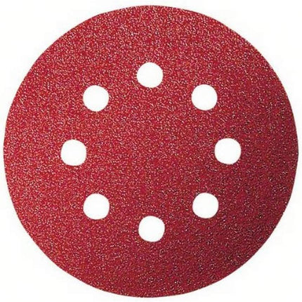 Bosch Tools,2609256A27,Set of Sanding Discs Diamater 8 holes, 125mm G240 5pcs