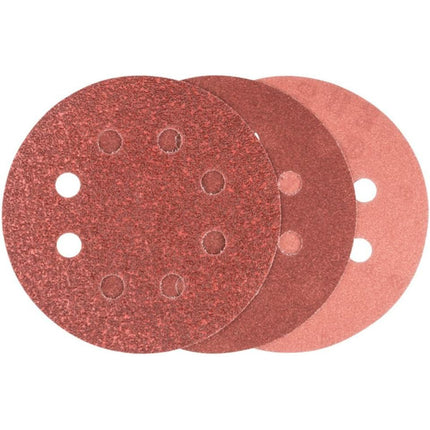 Bosch Tools,2609256A28,Set of Sanding Discs Diamater-125mm Holes-8 Grit-60/120/240 6pcs