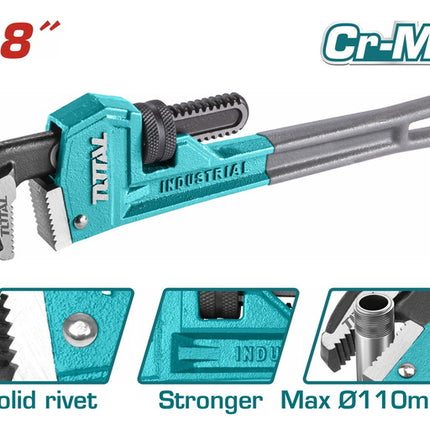 THT171486Total Toolsمفتاح أنبوب TOTAL 48 بوصة / 1200 مم (THT171486)