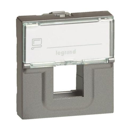 572837Legrandمحول مقبس البيانات Arteor بتصميم Keystone بلون مغنيسيوم 2 وحدة