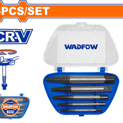 WCQ13B01Wadfowمجموعة مستخرج براغي WADFOW 5 قطع