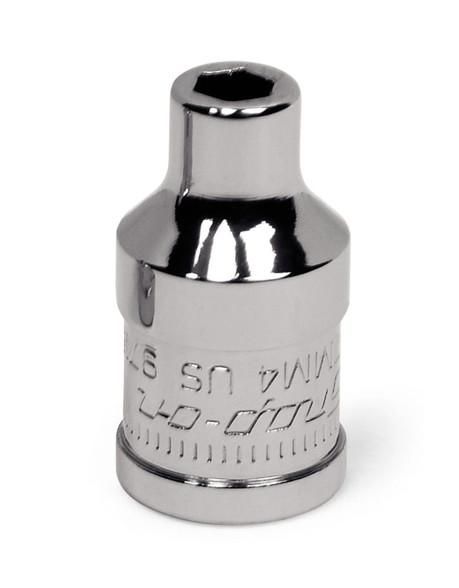 YTMM4Snap-Onمقبس Snap-on بقياس 1/4 بوصة ذو 6 نقاط متري 4 ملم Flank Drive Xtra ضحل