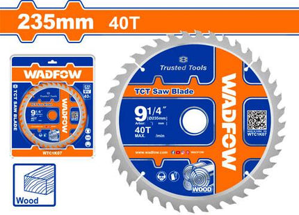 WTC1K07Wadfow شفرة منشار TCT من وادف 235 مم 40T