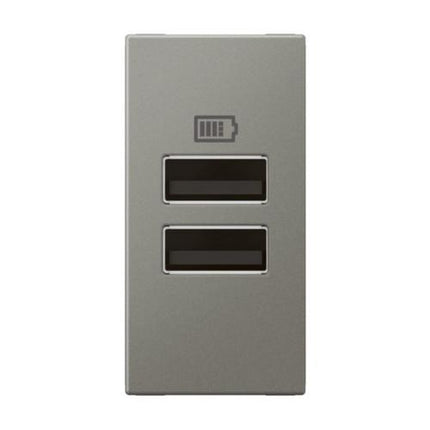 571685LegrandArteor وحدة USB منفذين A+A 3A 15W مغنيسيوم