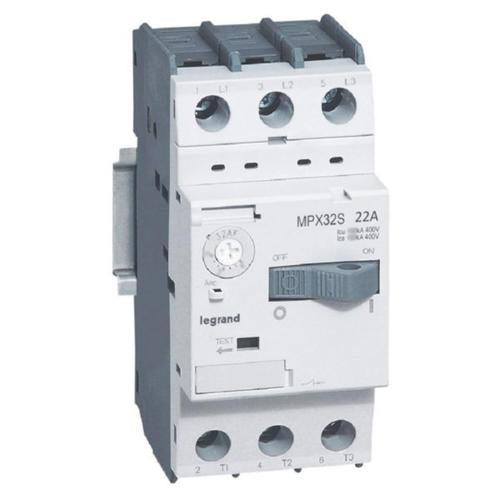 417313Legrandقاطع دائرة حماية المحركات Legrand MPX3 14-22A 15KA