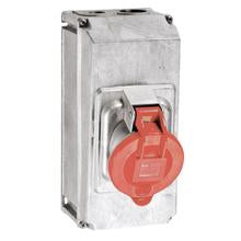 053723Legrandمقبس التثبيت السطحي Legrand Hypra IP44 63A 3P+E بلاستيك