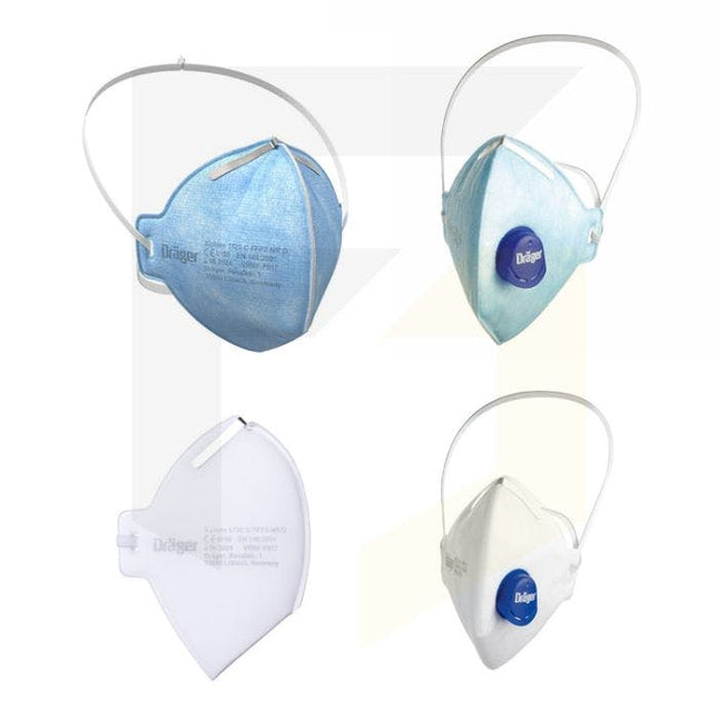XPLORE1700CCVDrägerأقنعة Drager X-plore 1700 التي تستخدم لمرة واحدة FFP2 و FFP3