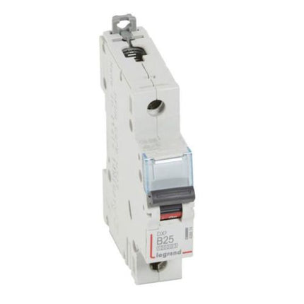 408874Legrandقاطع الدائرة الكهربائية DX3 من Legrand بقطب واحد 25A منحنى B سعة 10kA