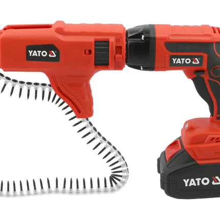 YT-82075Yatoمفك براغي الجدران اللاسلكي YATO YT-82075 بجهد 18 فولت وسعة 4 أمبير