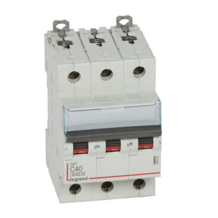 407863Legrandقاطع دائرة Legrand DX3 ثلاثي الأقطاب 40A منحنى C