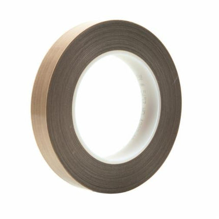 000212001615993Mشريط 3M PTFE من نسيج الزجاج 5453 بني 3/4 بوصة