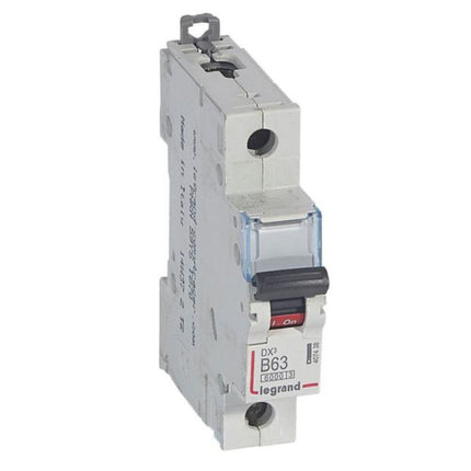 407438Legrandقاطع دارة ليجراند MCB DX3 6000A أحادي القطب 63A منحنى B
