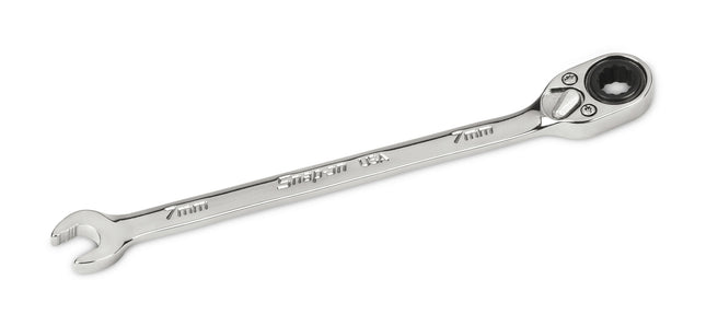 SOXRRM7ASnap-Onمفتاح ربط Snap-on بحجم 7 ملم 12 نقطة Flank Drive Plus قابل للعكس مع آلية الرفع