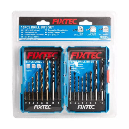 FDBK016Fixtecمجموعة بتات الحفر FIXTEC FDBK016 16 قطعة احترافية