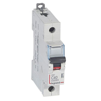 409118Legrandقاطع دارة Legrand DX3 أحادي القطب 40A منحنى C