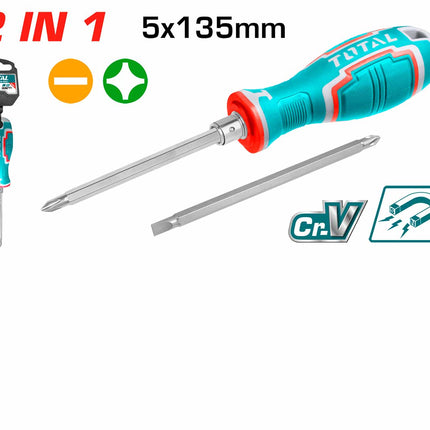 THT250226Total ToolsTHT250226 مفك براغي 2 في 1