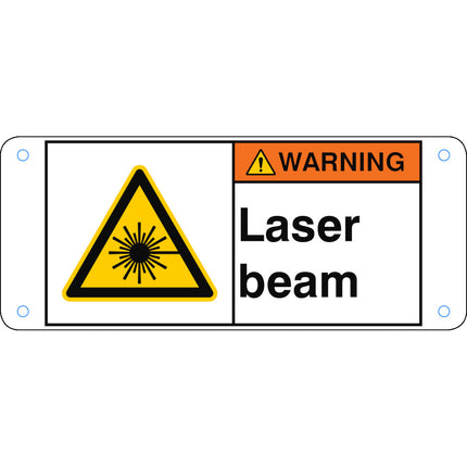 ISO Safety Sign  Laser beam