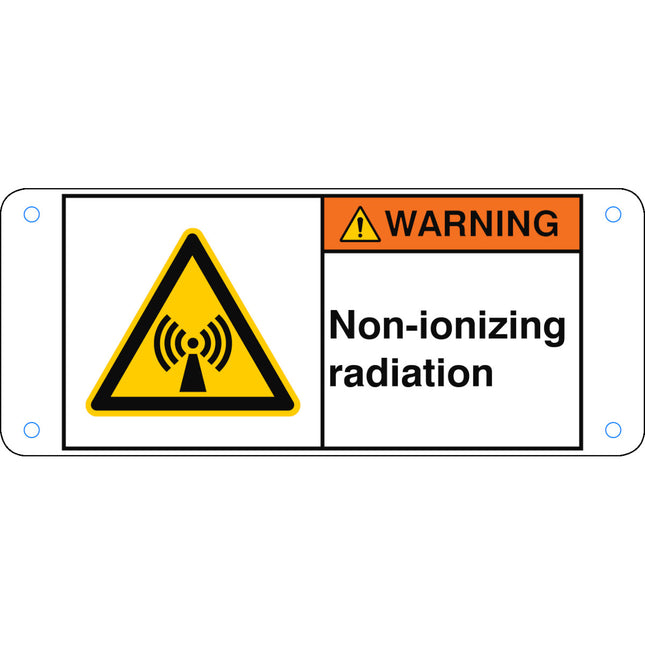 ISO Safety Sign  Nonionizing radiation
