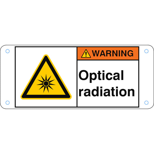 ISO Safety Sign  Optical radiation