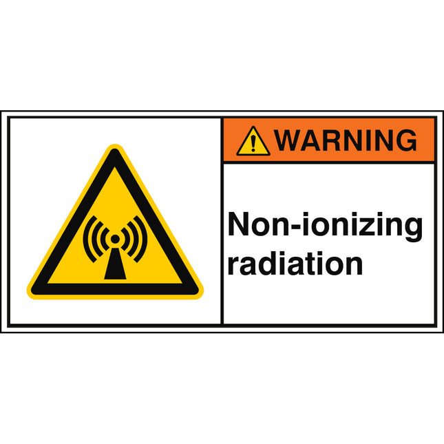 ISO Safety Sign  Nonionizing radiation