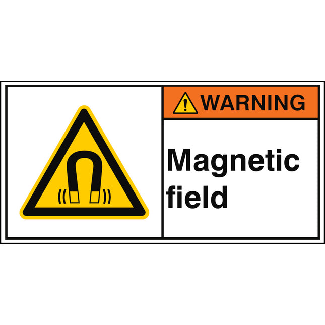 ISO Safety Sign  Magnetic field