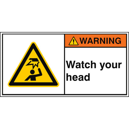 ISO Safety Sign  Watch your head