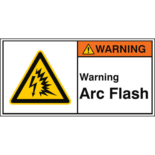 ISO Safety Sign  Warning Arc flash