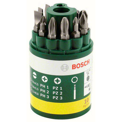 Screwdriver bit set 10pcs 25mm