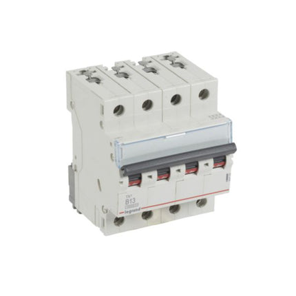 404153Legrandقاطع دائرة Legrand TX3 رباعي الأقطاب 13A منحنى B 10kA