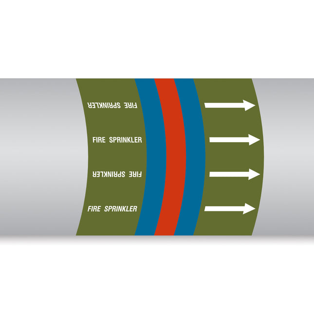 British Standard Pipe Markers  Fire Sprinkler