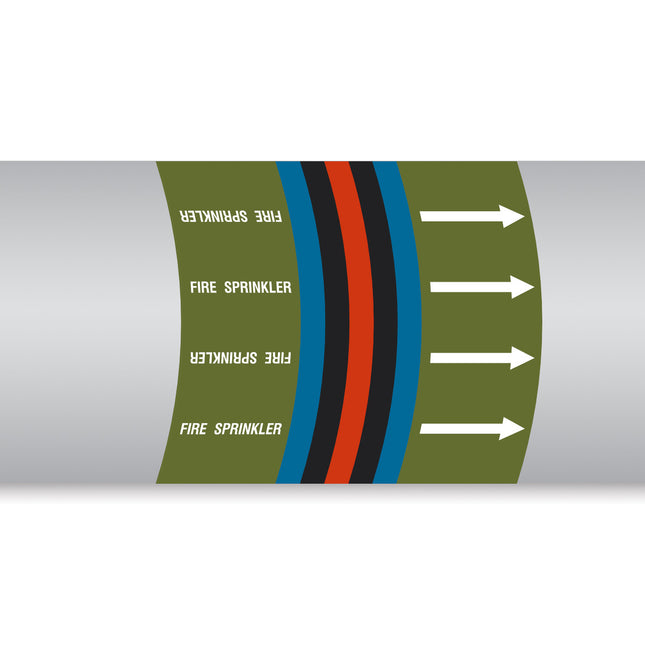 British Standard Pipe Markers  Fire Sprinkler