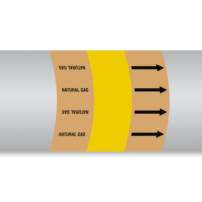 British Standard Pipe Markers  Natural Gas