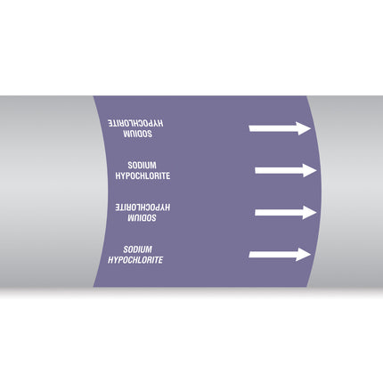British Standard Pipe Markers  Sodium Hypochlorite