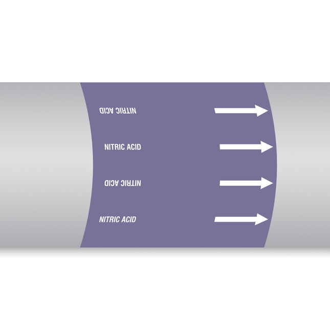 British Standard Pipe Markers  Nitric Acid