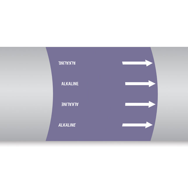 British Standard Pipe Markers  Alkaline