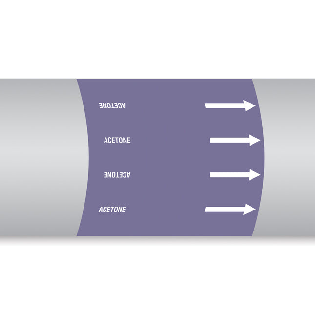 British Standard Pipe Markers  Acetone